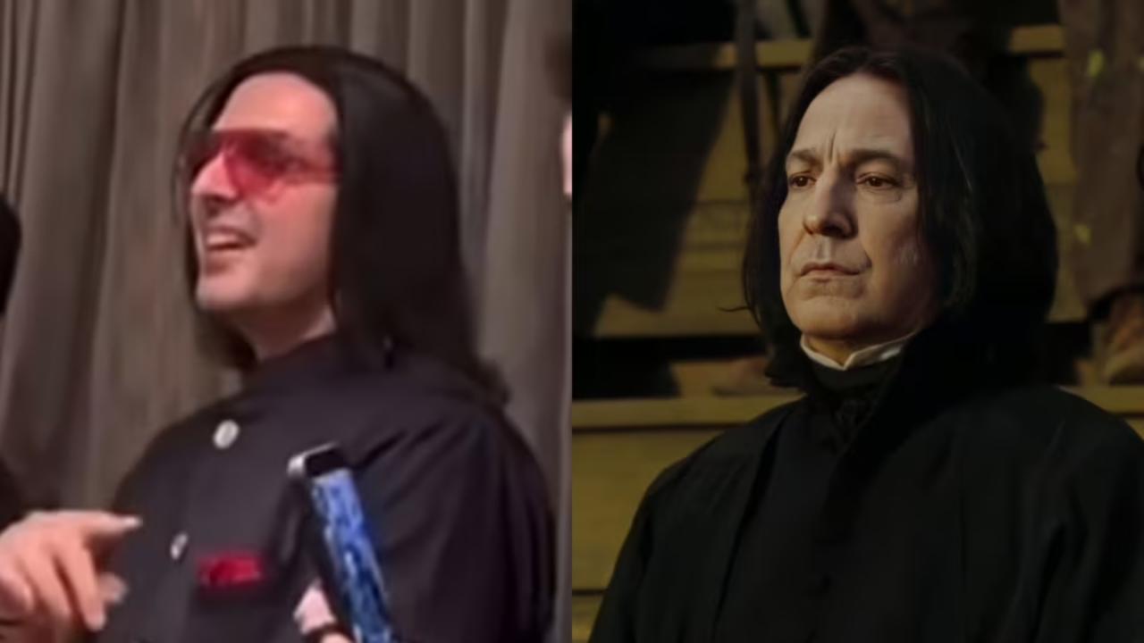 Zayed Khan and Harry Potter's Professor Snape pic via Instagram